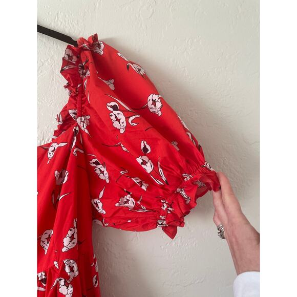 NWOT The Ruffle Gown Dress in Sweet Caroline Floral Print Coquette Milk Maid 3X - Picture 6 of 15